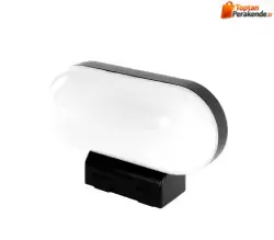 ACK AG40-01602 10W Led Duvar Apliği Siyah Gövde 3000K Günışığı
